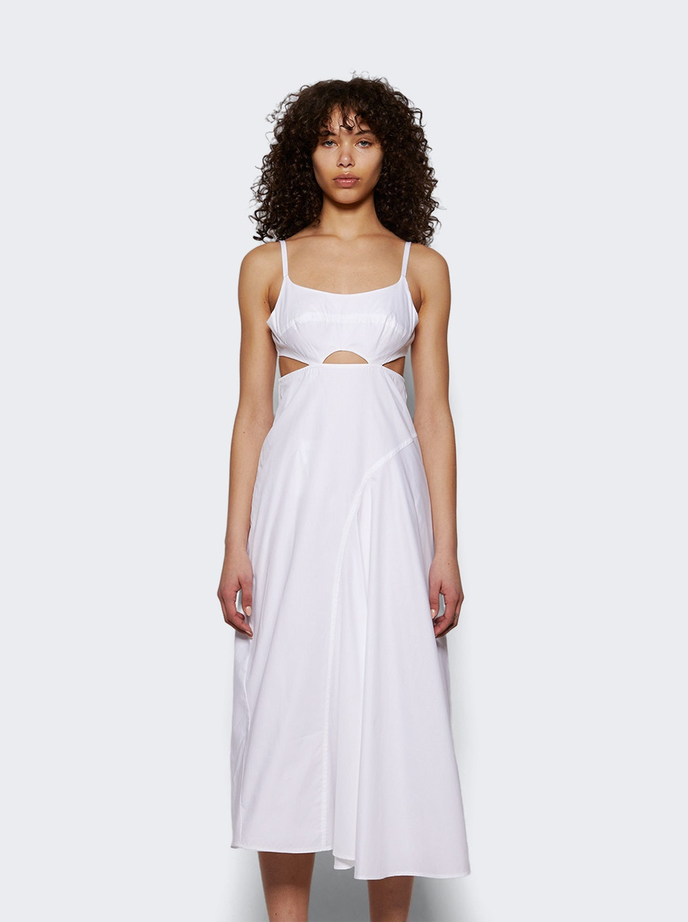 Cami Midi Dress White - 2