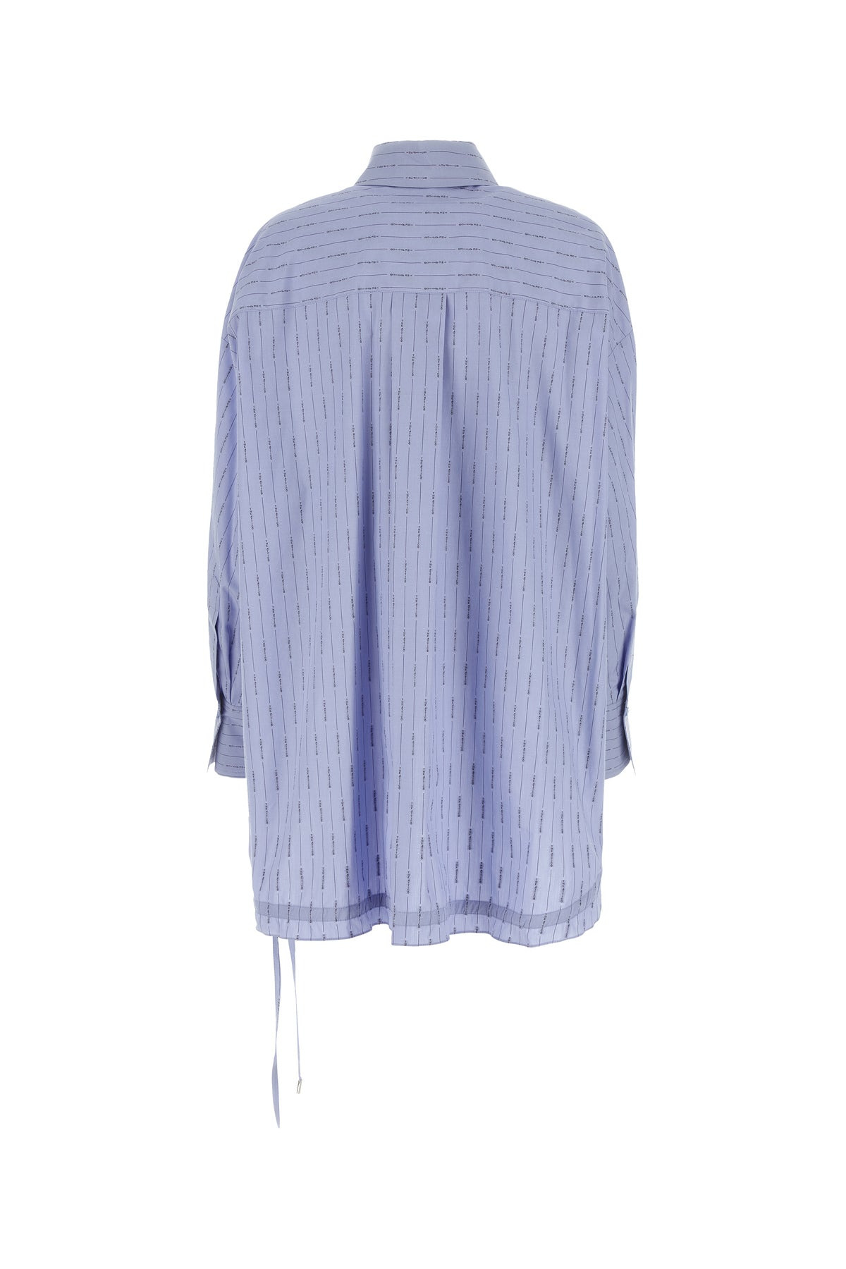 Embroidered cotton oversize shirt - 2
