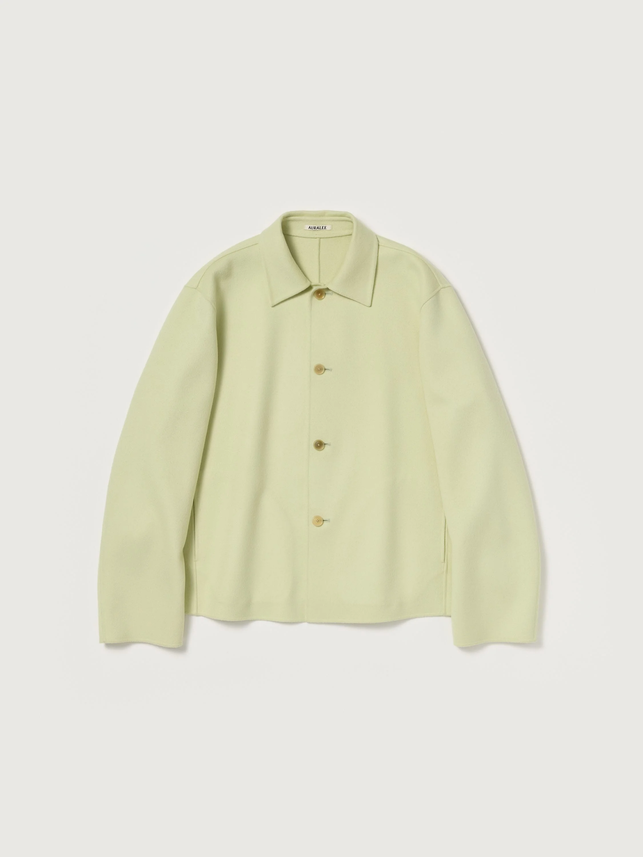 SUPER FINE WOOL MELTON HAND SEWN BLOUSON - 1