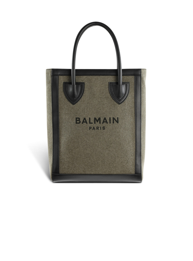Canvas B-Army 26 bag with leather panels 1