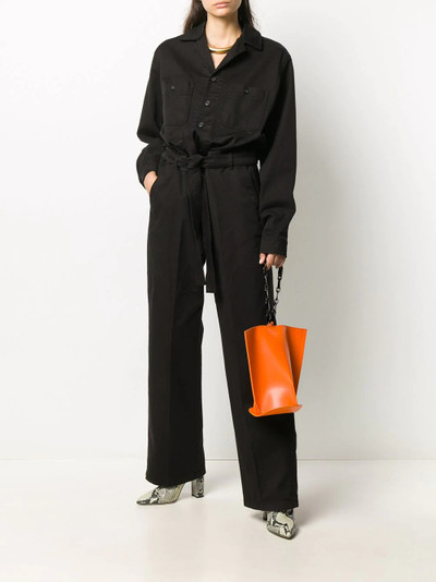 N°21 belted long-sleeve jumpsuit outlook