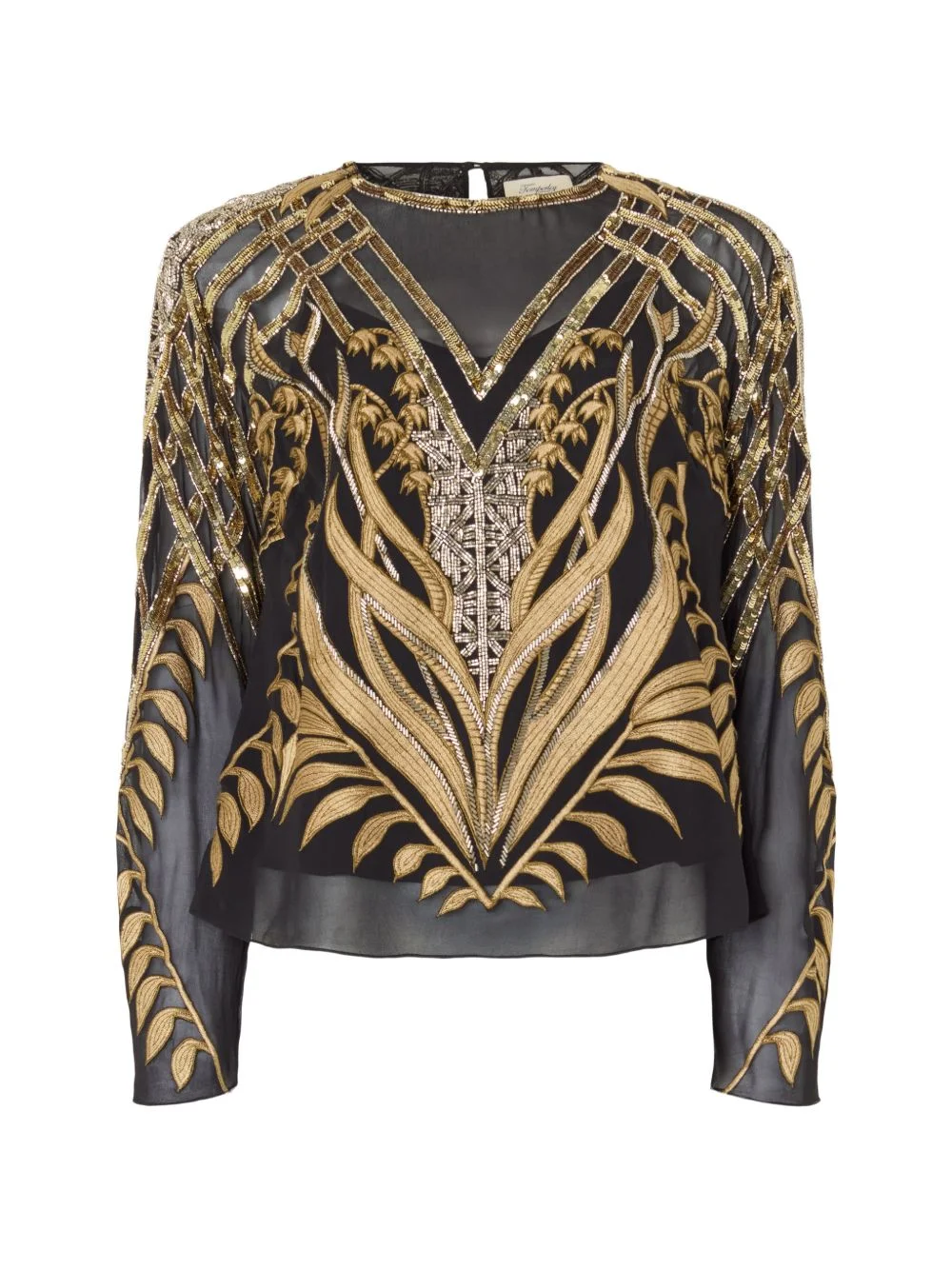 Horatio sequin-embellished blouse - 1