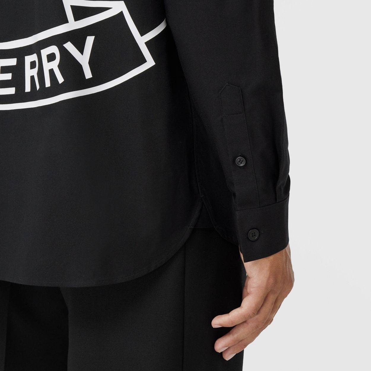 EKD Print Cotton Oxford Oversized Shirt - 5
