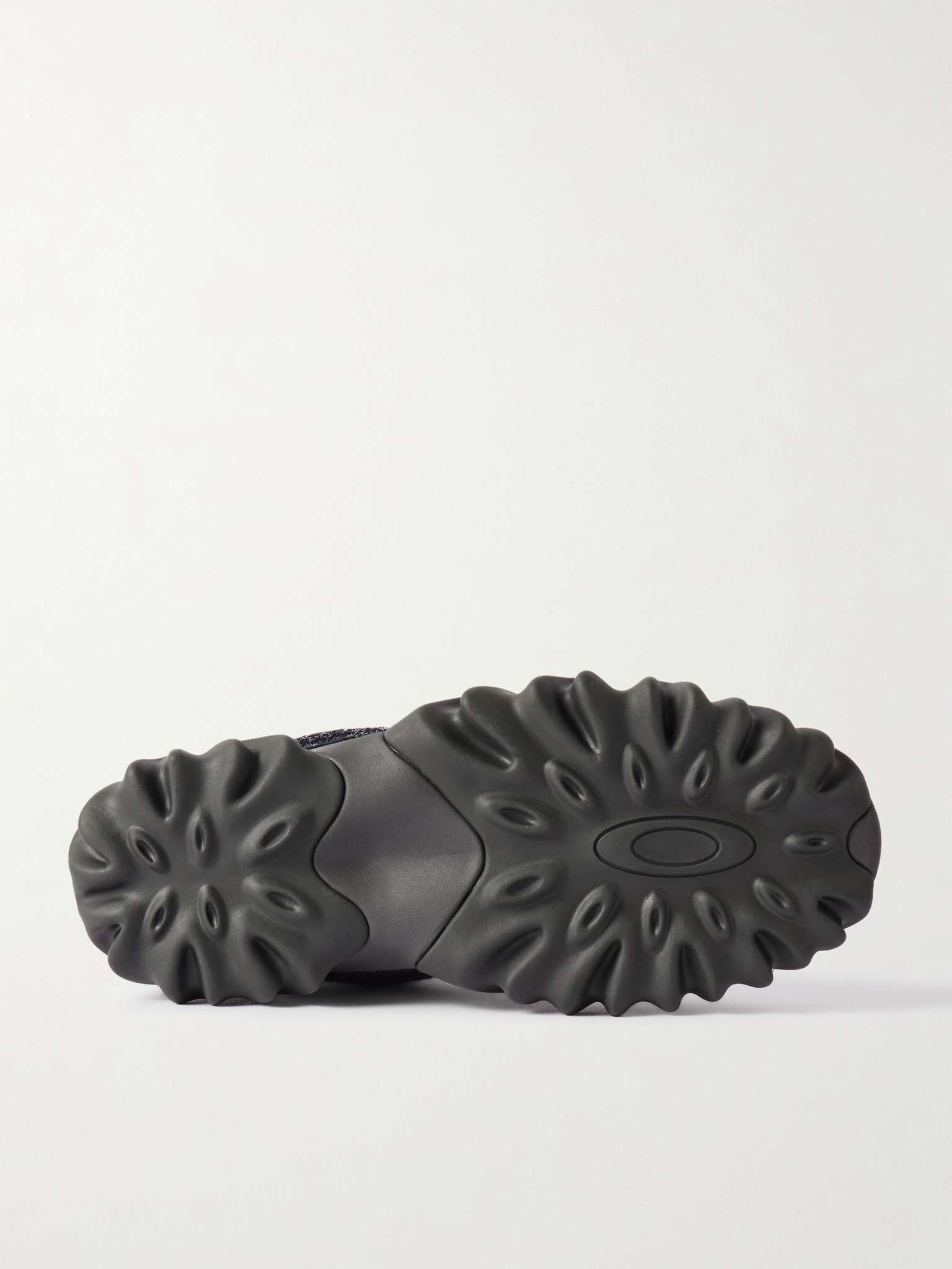 Edge Mesh, Canvas and Rubber-Trimmed Brushed-Suede Boots - 3
