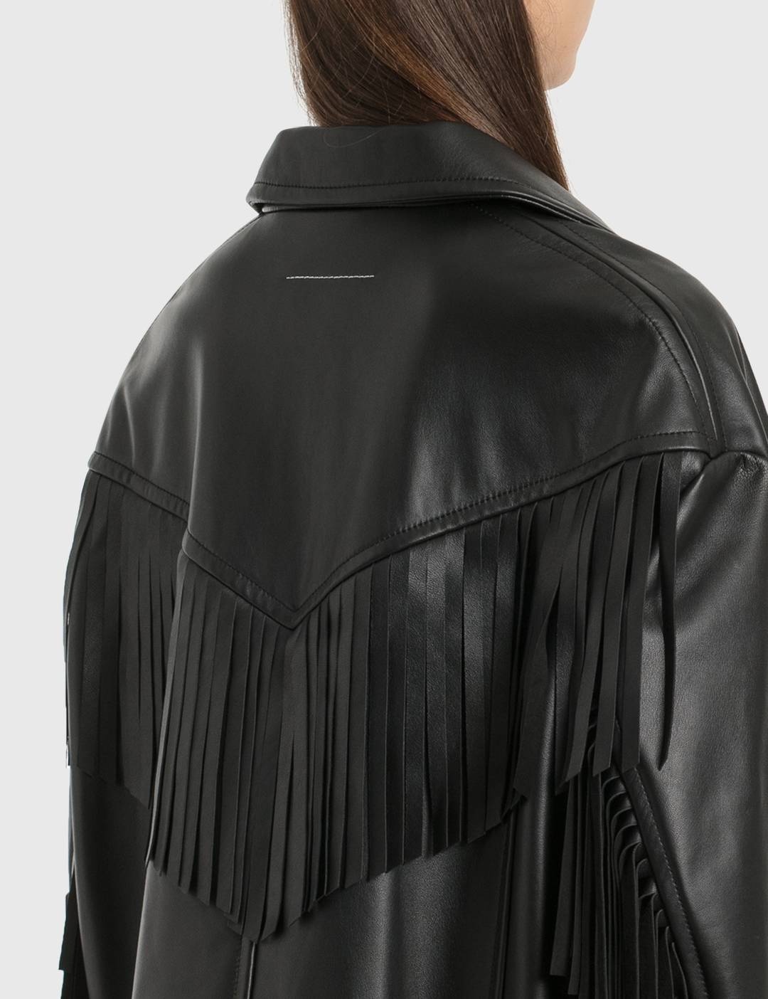 Fringe Leather Jacket - 3