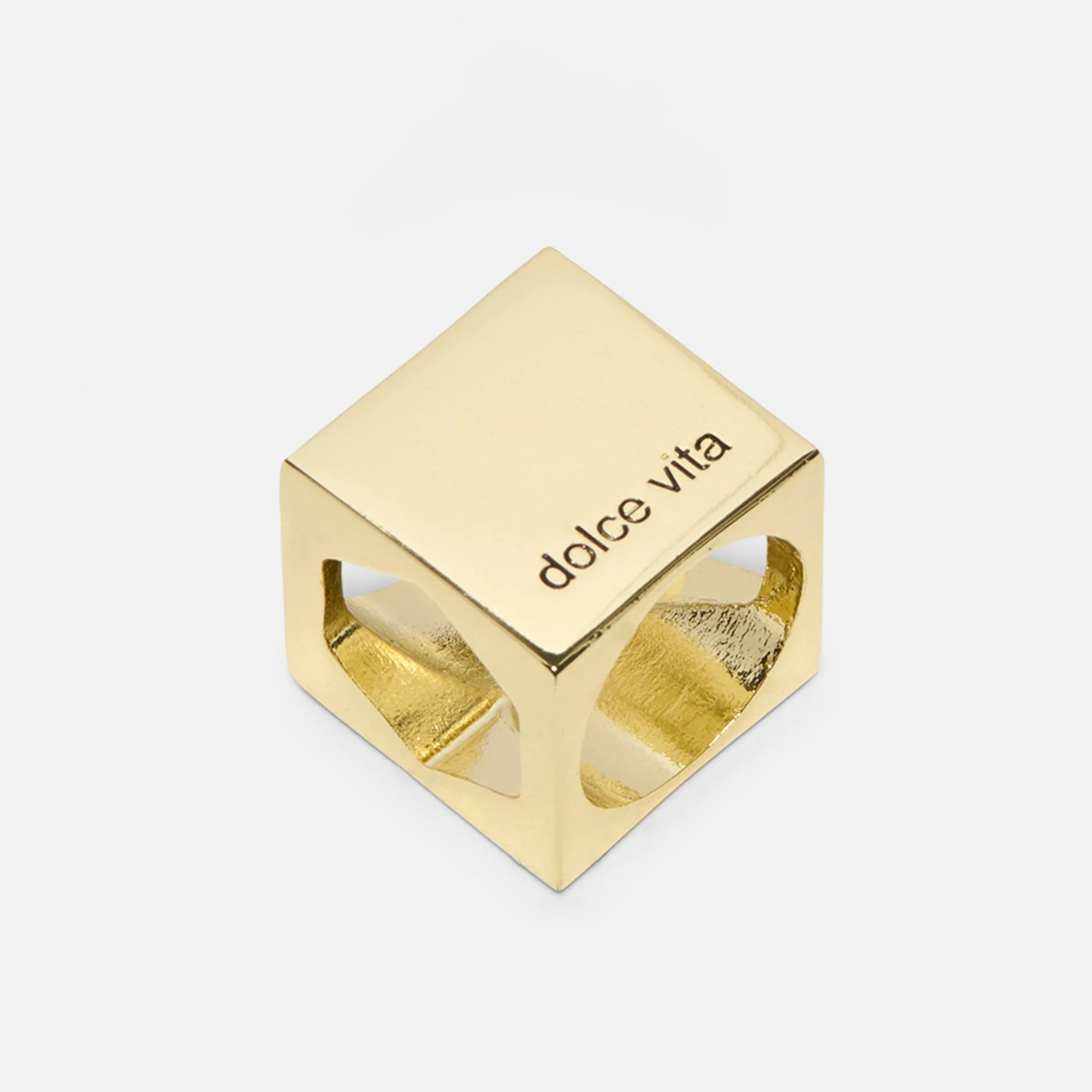SCARF RING BAG CHARM GOLD - 1