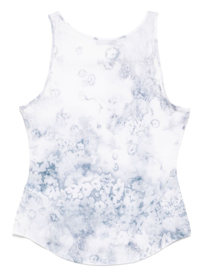 LOW CLASSIC Floral Print Sleeveless tank top outlook