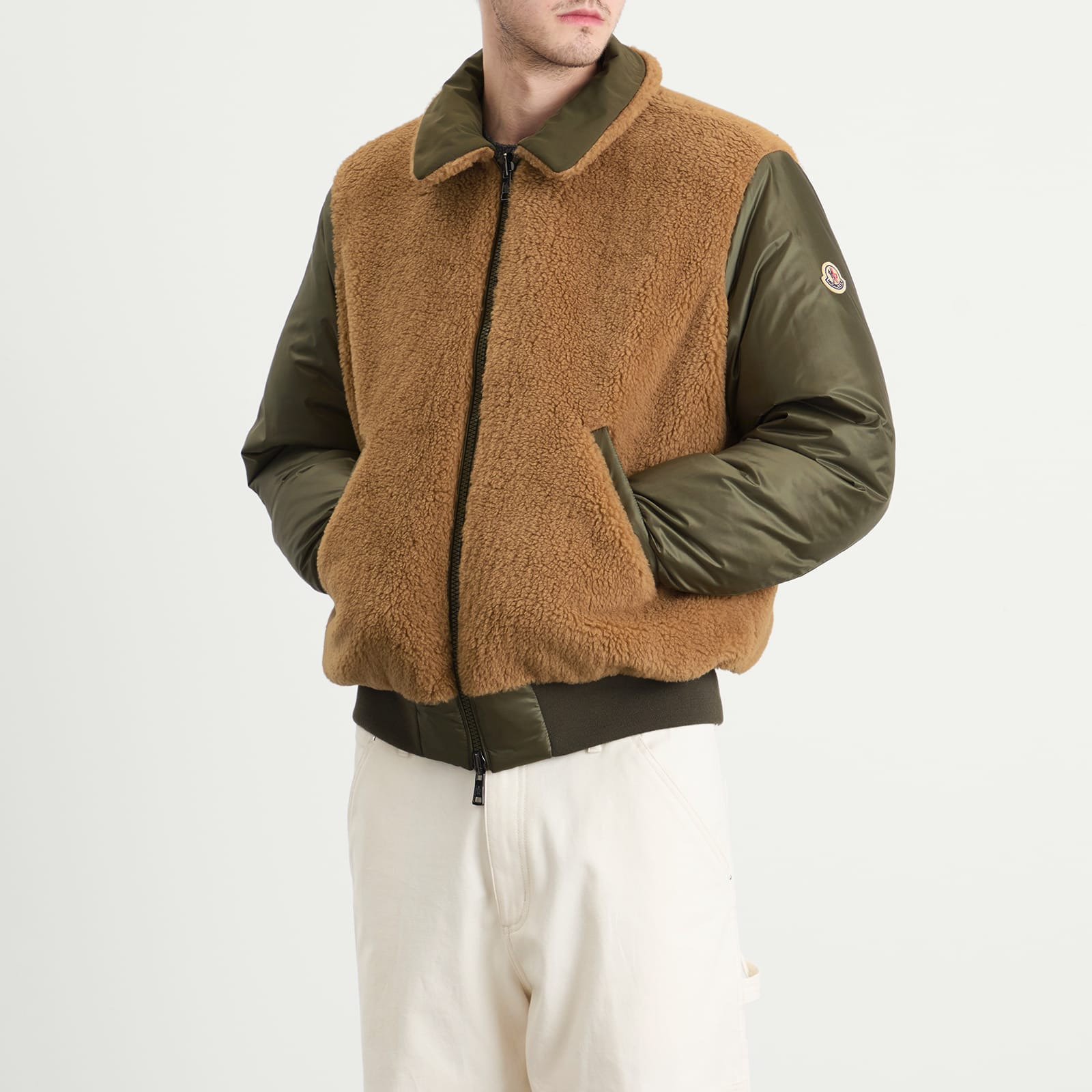 Moncler Maulevrier Bomber Reversible Teddy Jacket - 5
