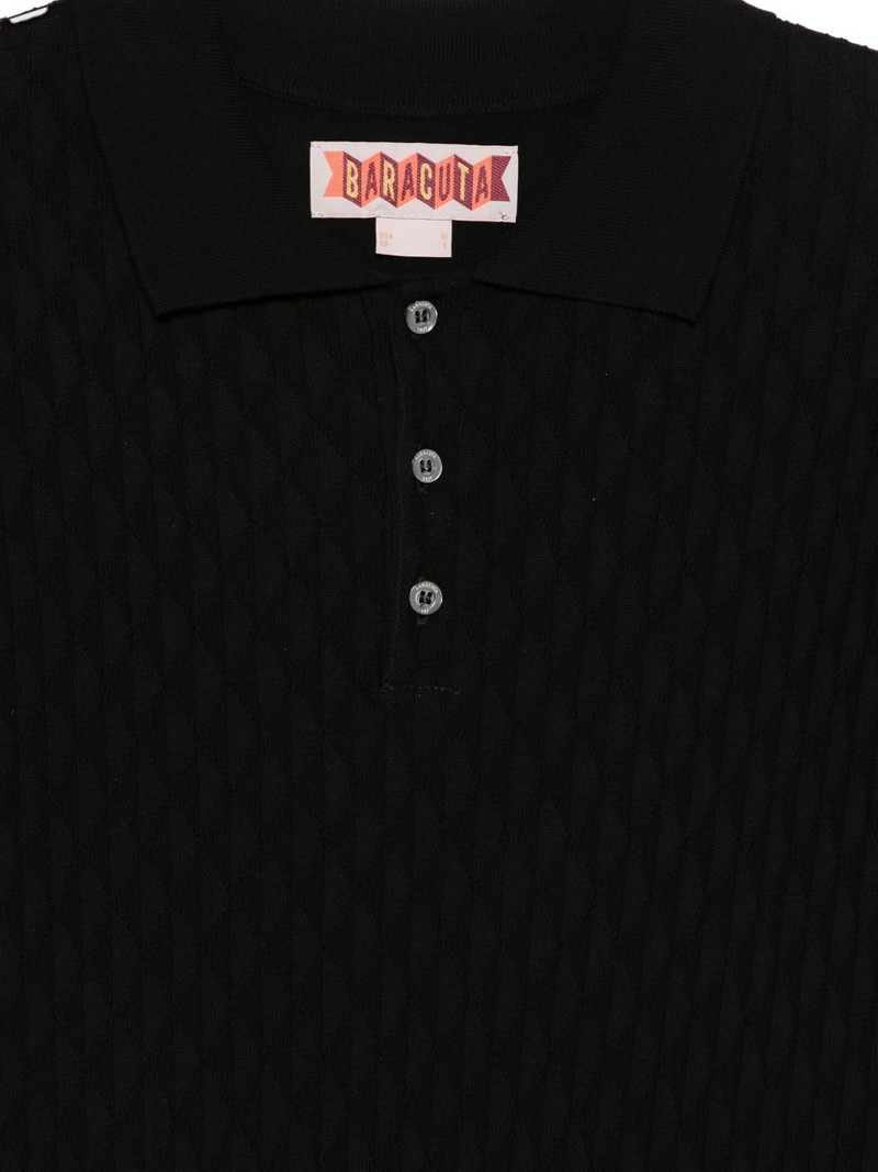 textured polo shirt 3
