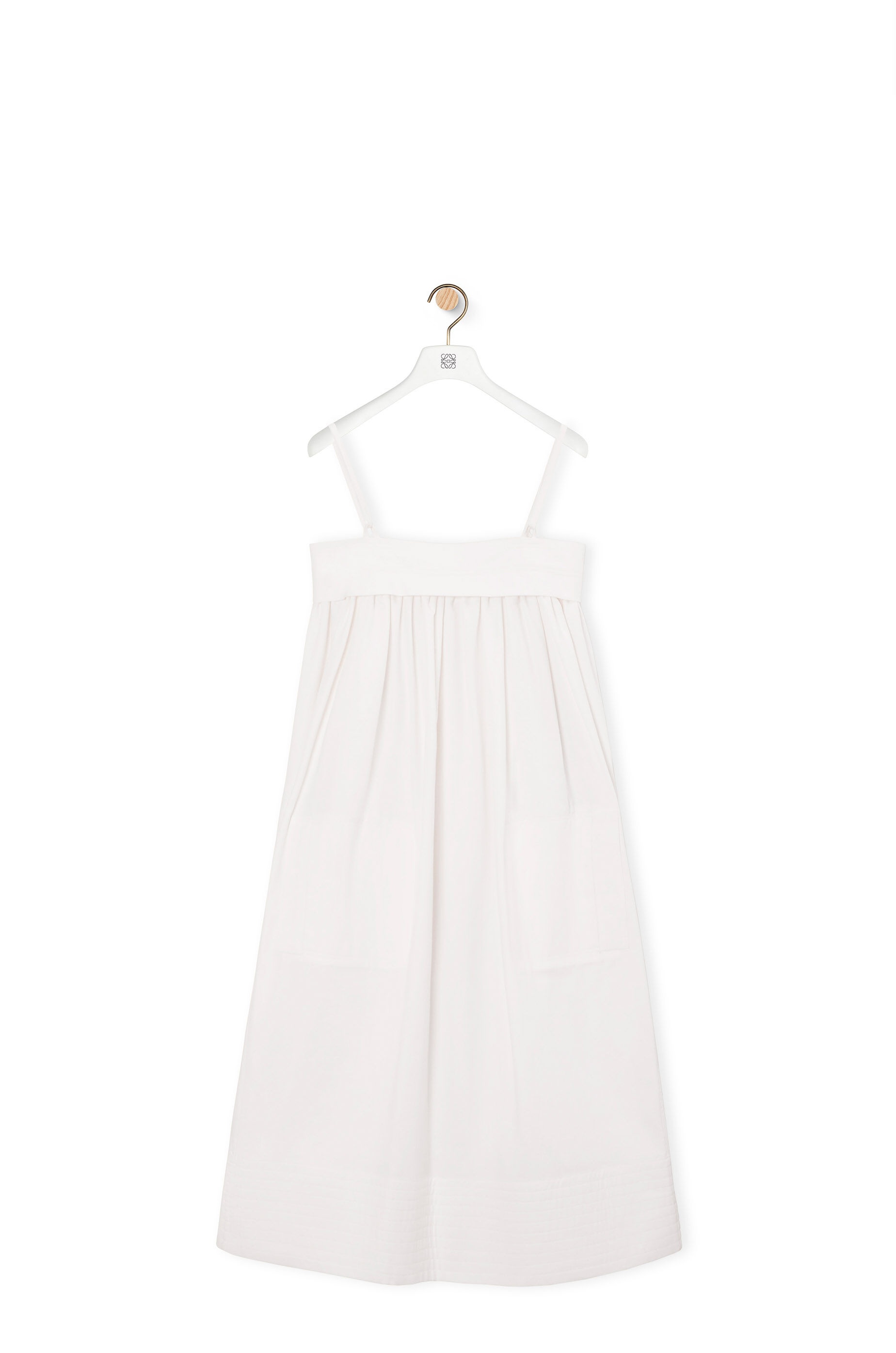 Strappy dress in cotton - 1