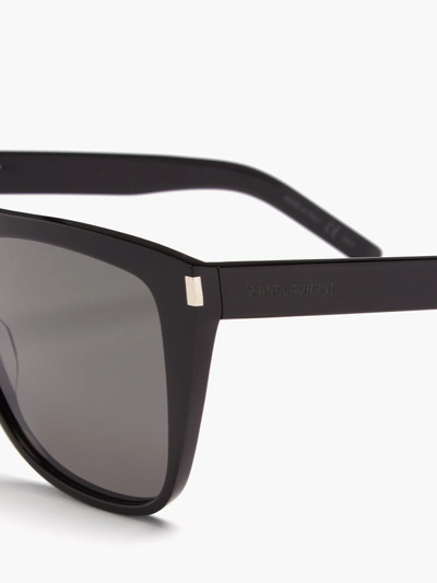 SAINT LAURENT Flat-top acetate sunglasses outlook