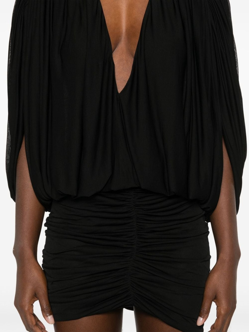draped mini dress 5