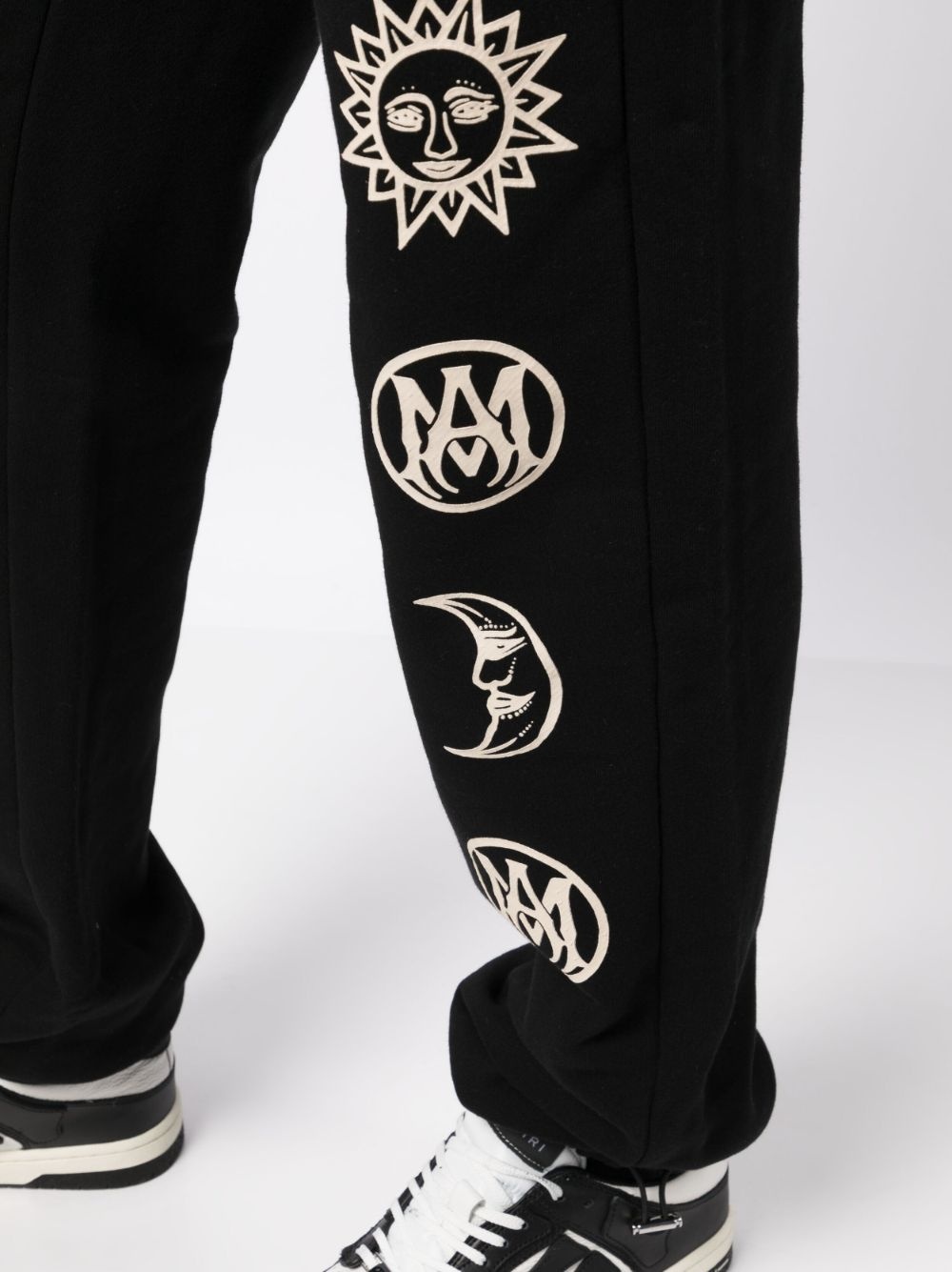 graphic-print trousers - 5