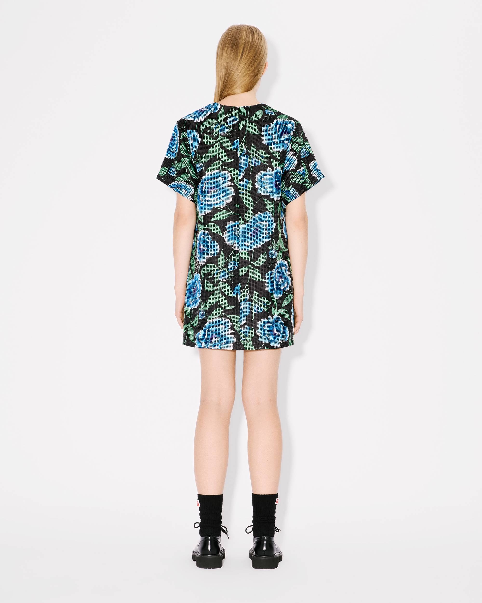 'KENZO Peonies' T-shirt dress - 4