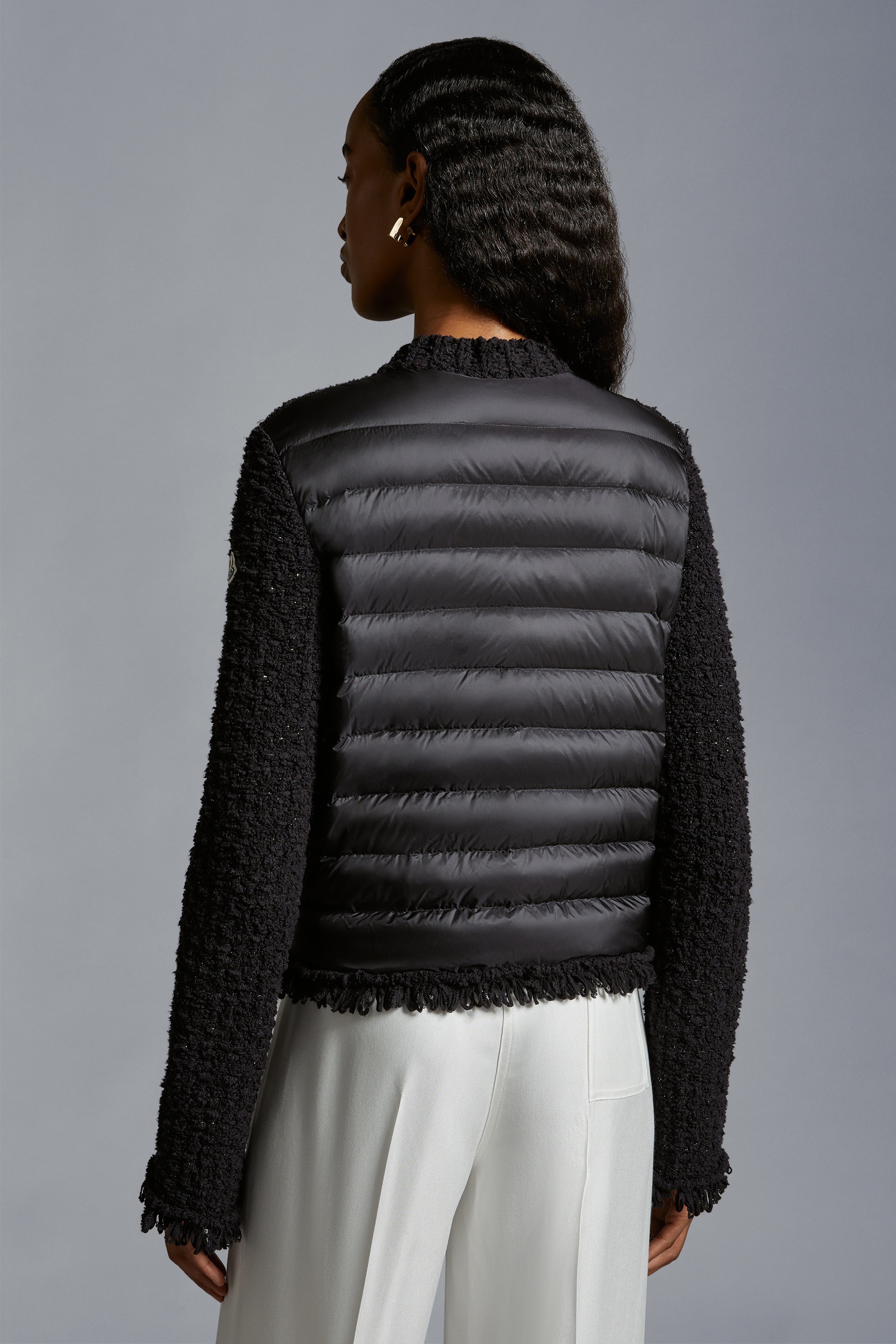 Padded Cotton Cardigan - 5