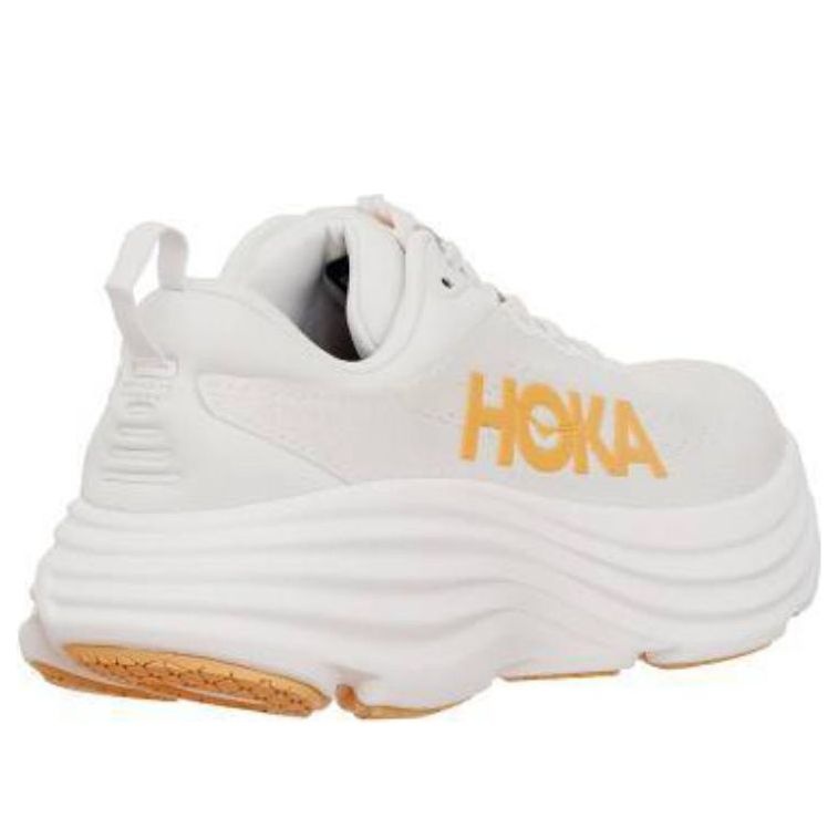 (WMNS) HOKA ONE ONE Bondi 8 'White Cantaloupe' 1127952-WLP - 4