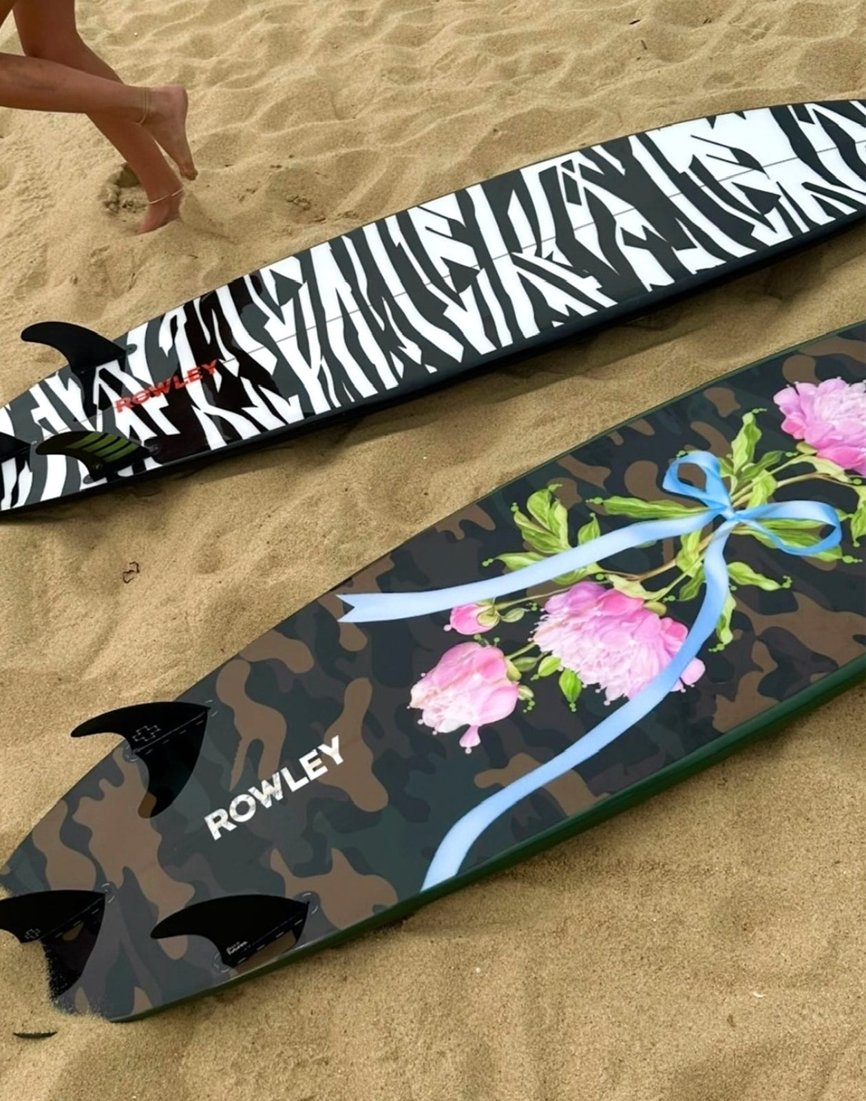 Custom 7' Surfboard - Camouflage - 3