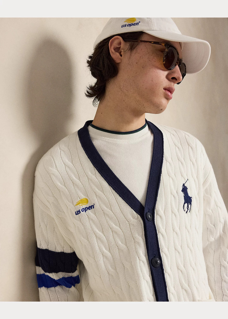 US Open Cable-Knit Umpire Cardigan 7