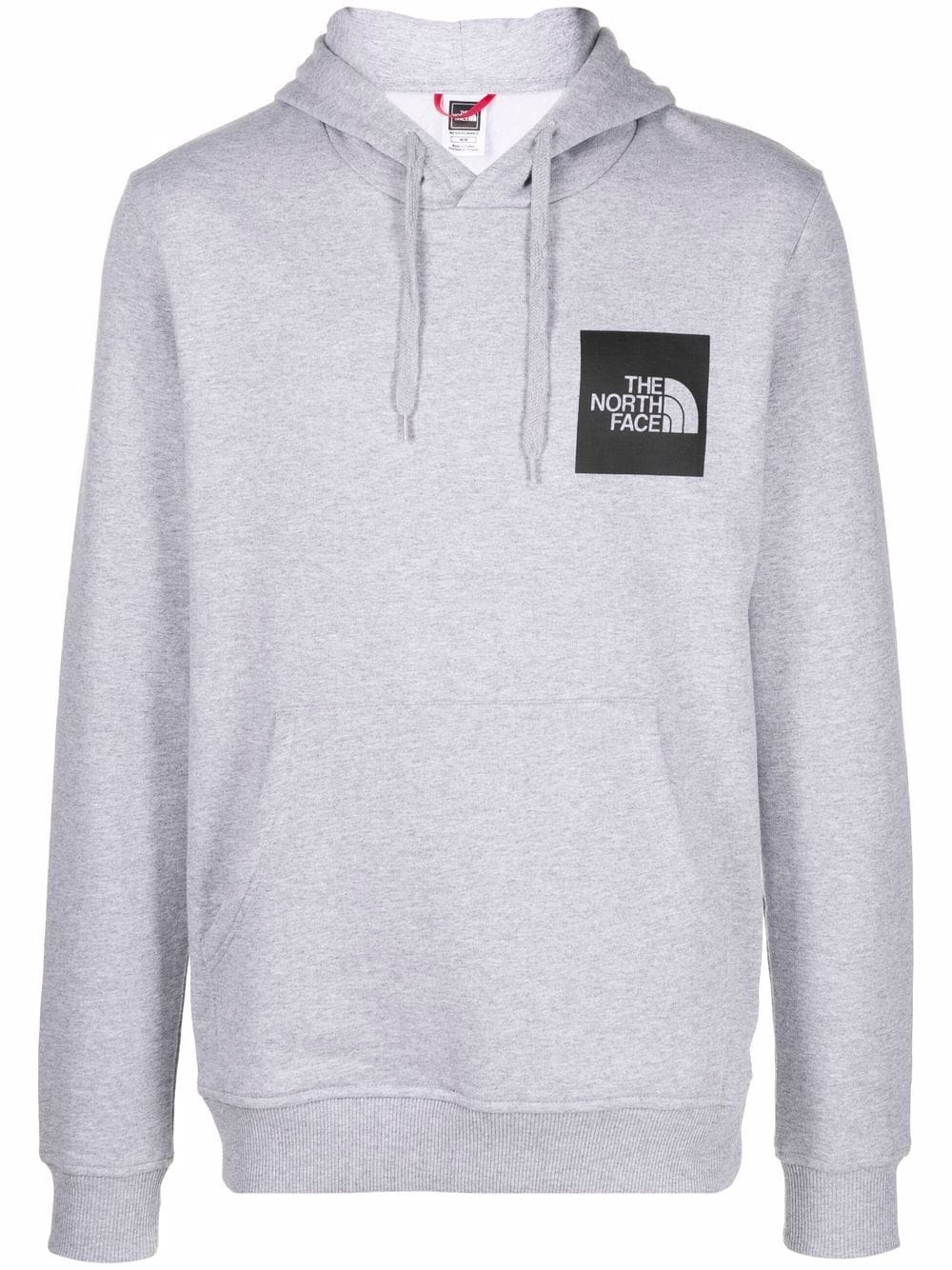 logo-print drawstring hoodie - 1