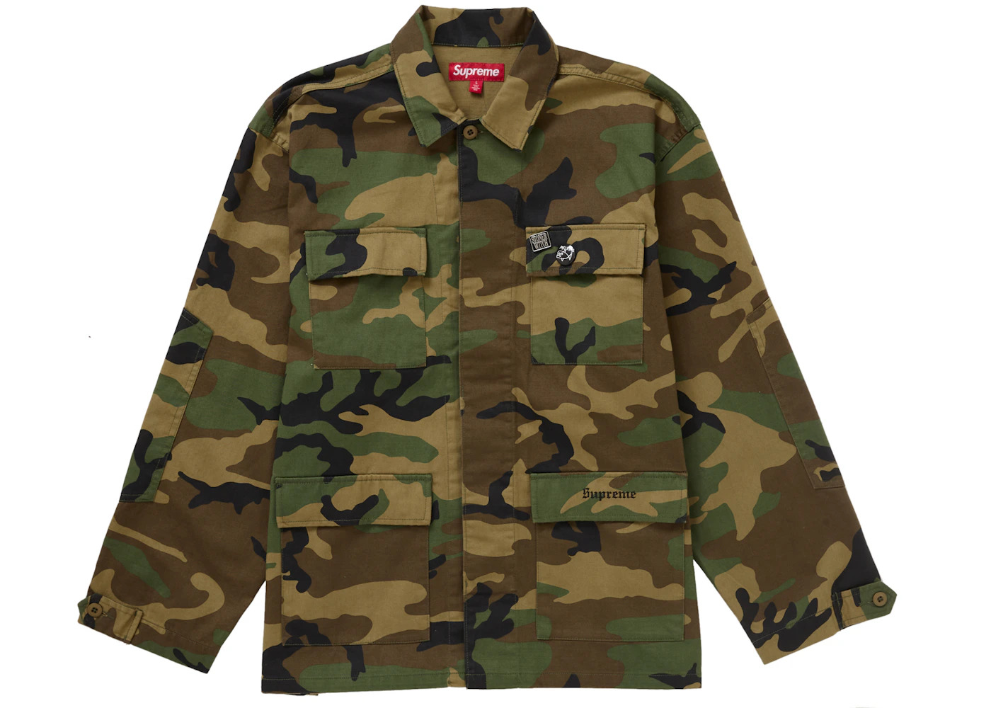 Supreme Supreme Melvins BDU Jacket Woodland Camo | REVERSIBLE