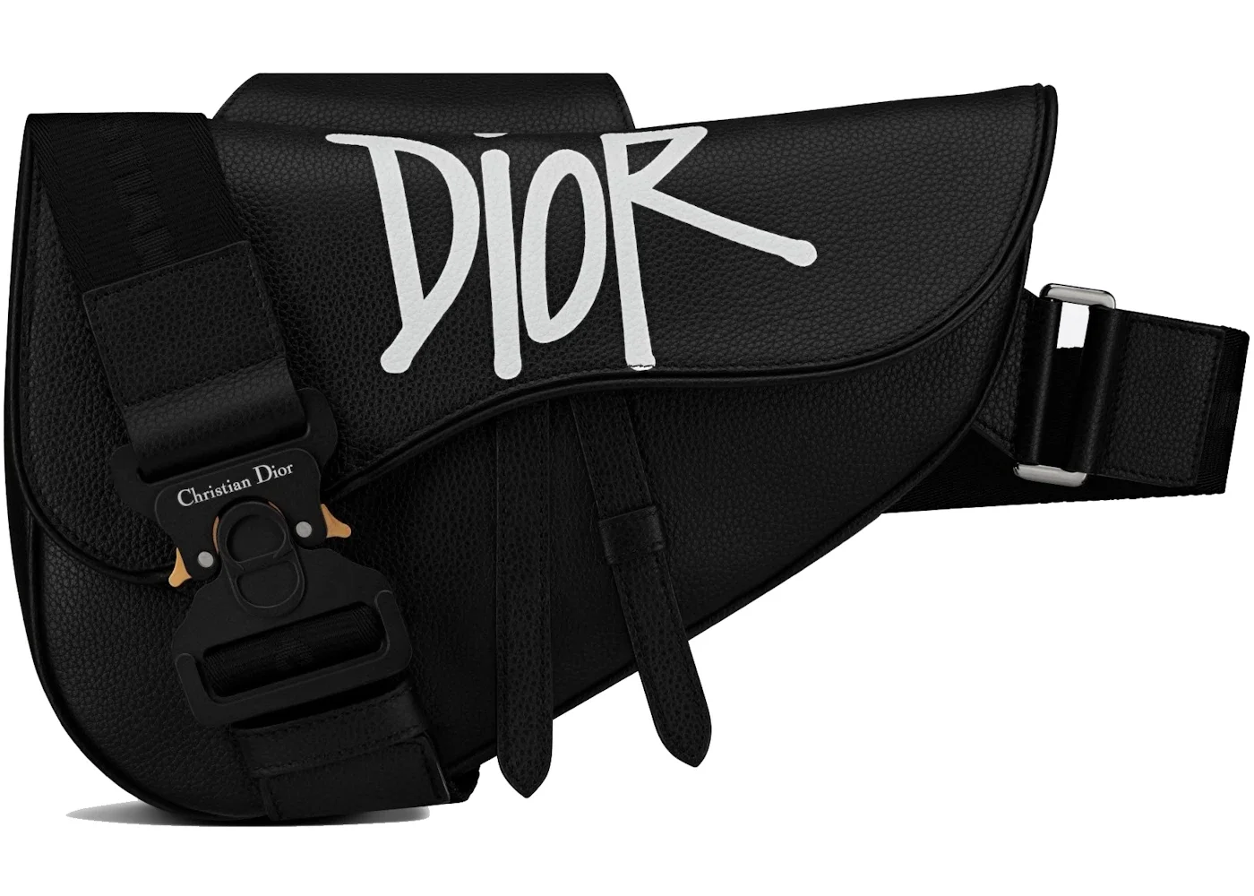 Dior And Shawn Saddle Bag Black - 1