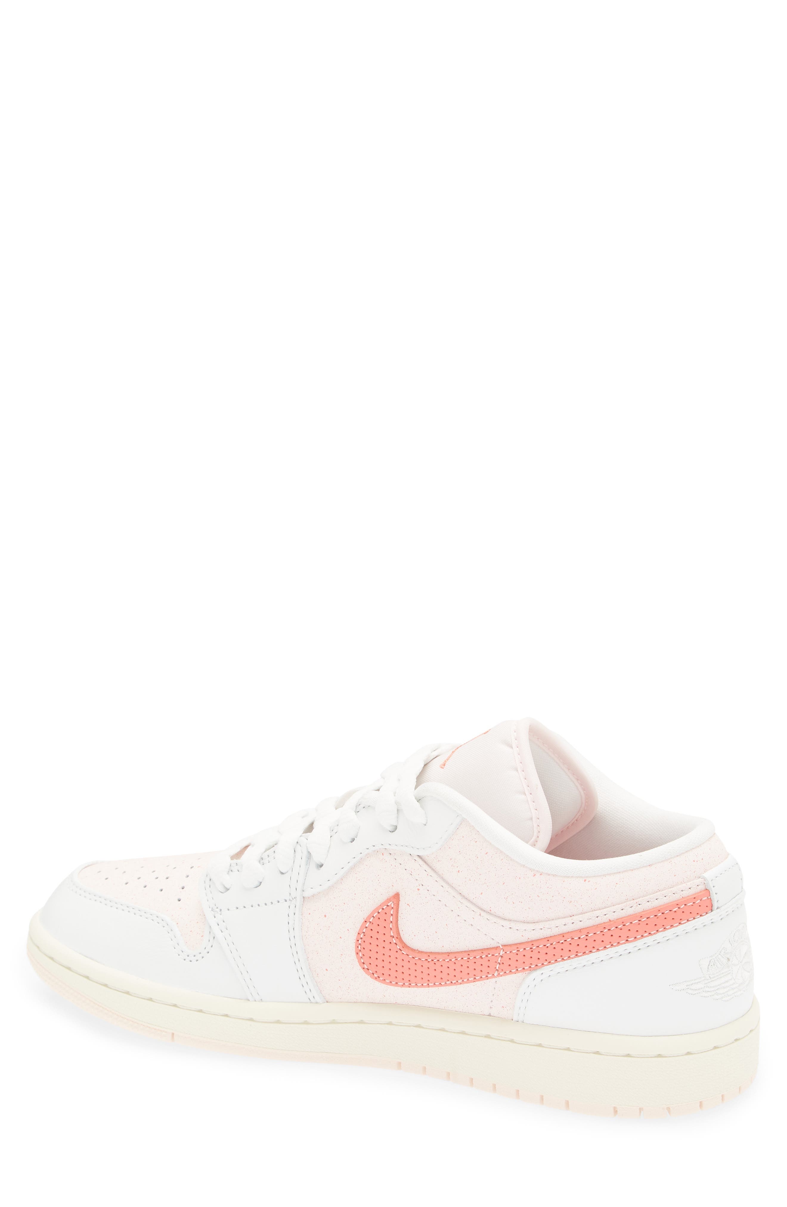Air Jordan 1 Low SE Sneaker in Summit White/Ember/Pink at Nordstrom - 2