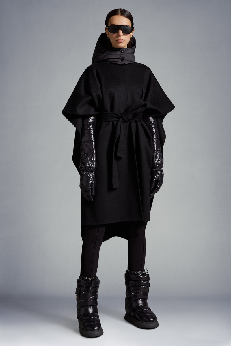 Moncler Wool Felt Cape outlook