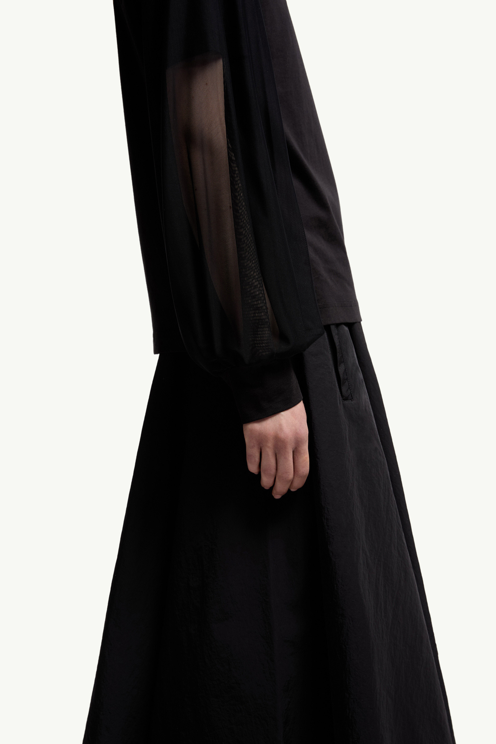 Tulle Long Sleeve Top - 6