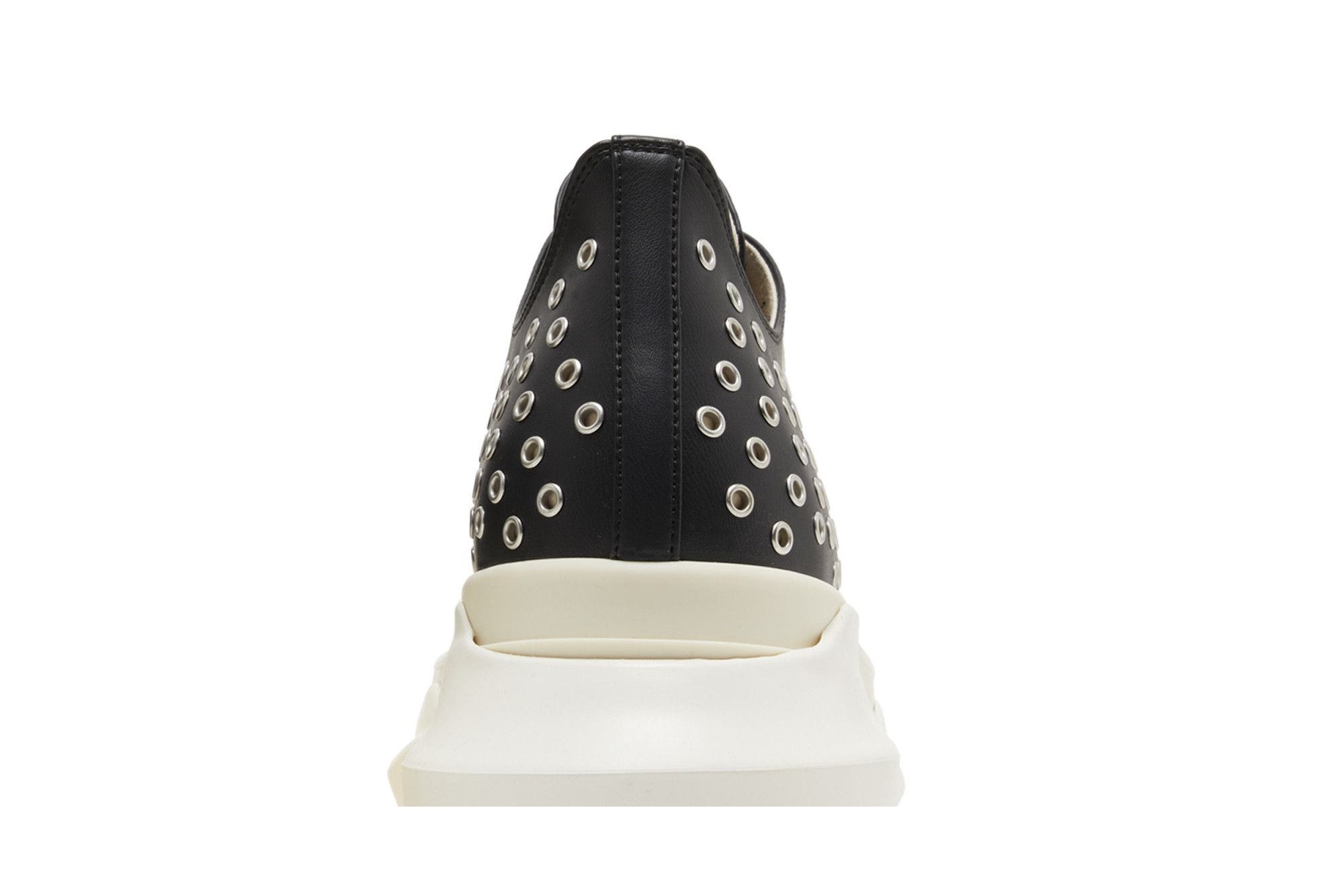 Rick Owens EDFU DRKSHDW Vegan Leather Eyelet Abstract Low 'Black Milk' - 7