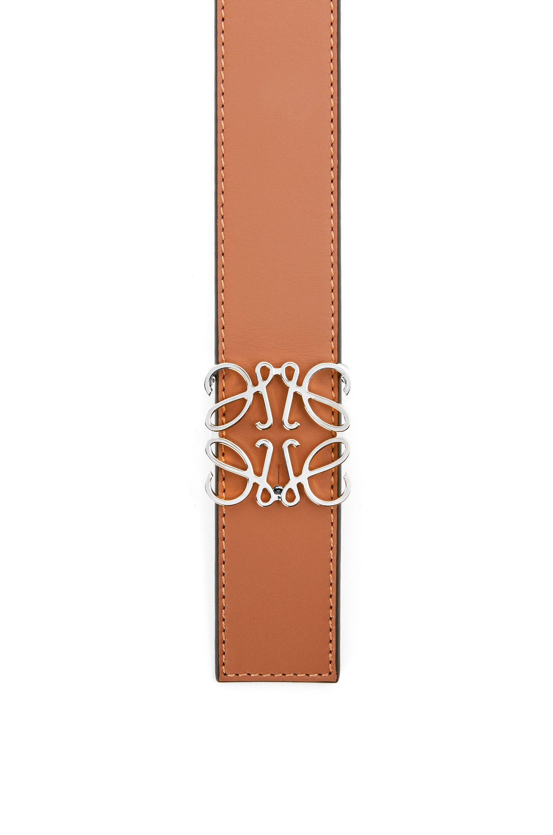 Reversible Anagram belt in smooth calfskin - 4