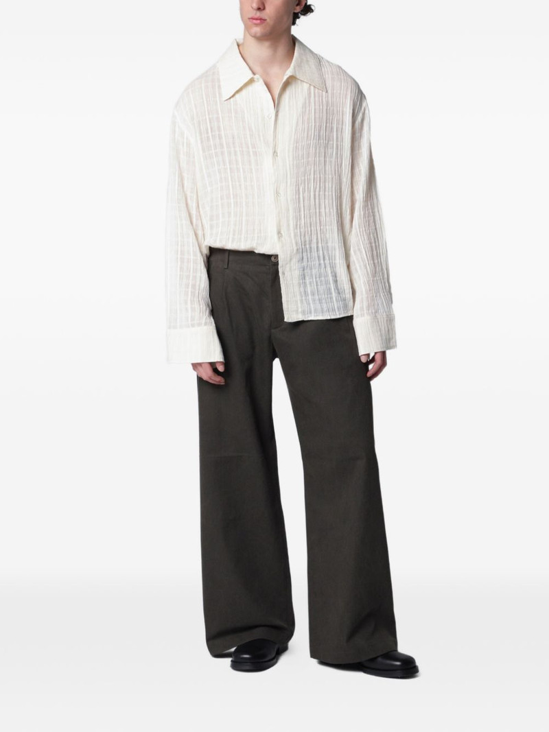 Séfr check-textured shirt outlook