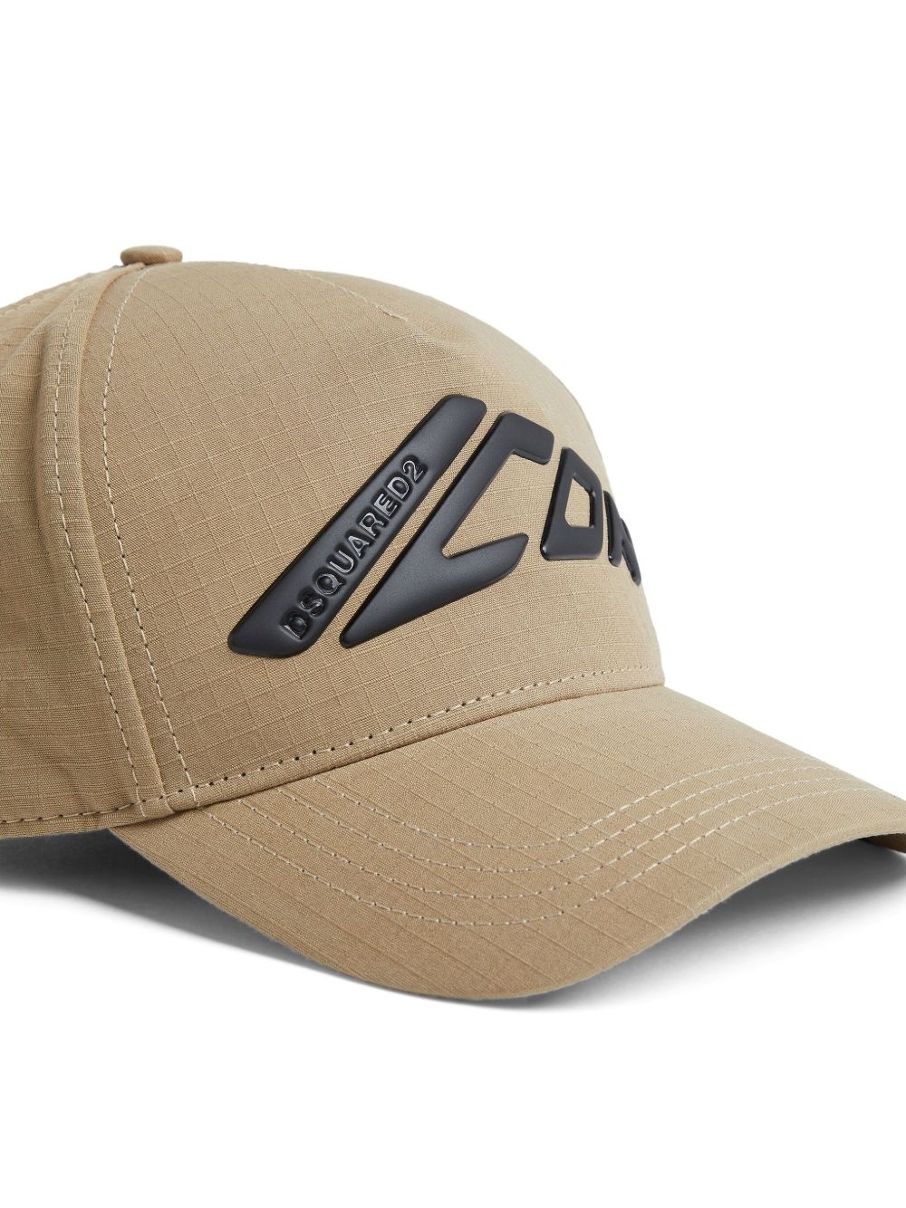 logo applique baseball cap - 3