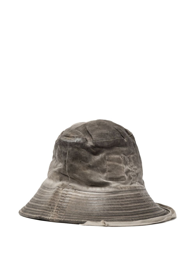 Rick Owens DRKSHDW Gilligan distressed bucket hat outlook