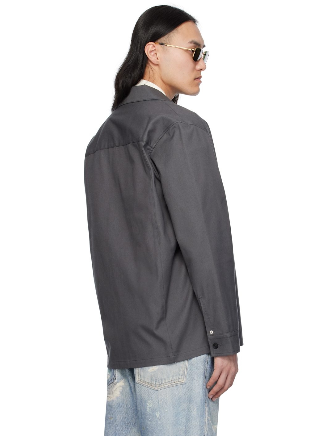 Gray Rowe Canvas Overshirt - 3