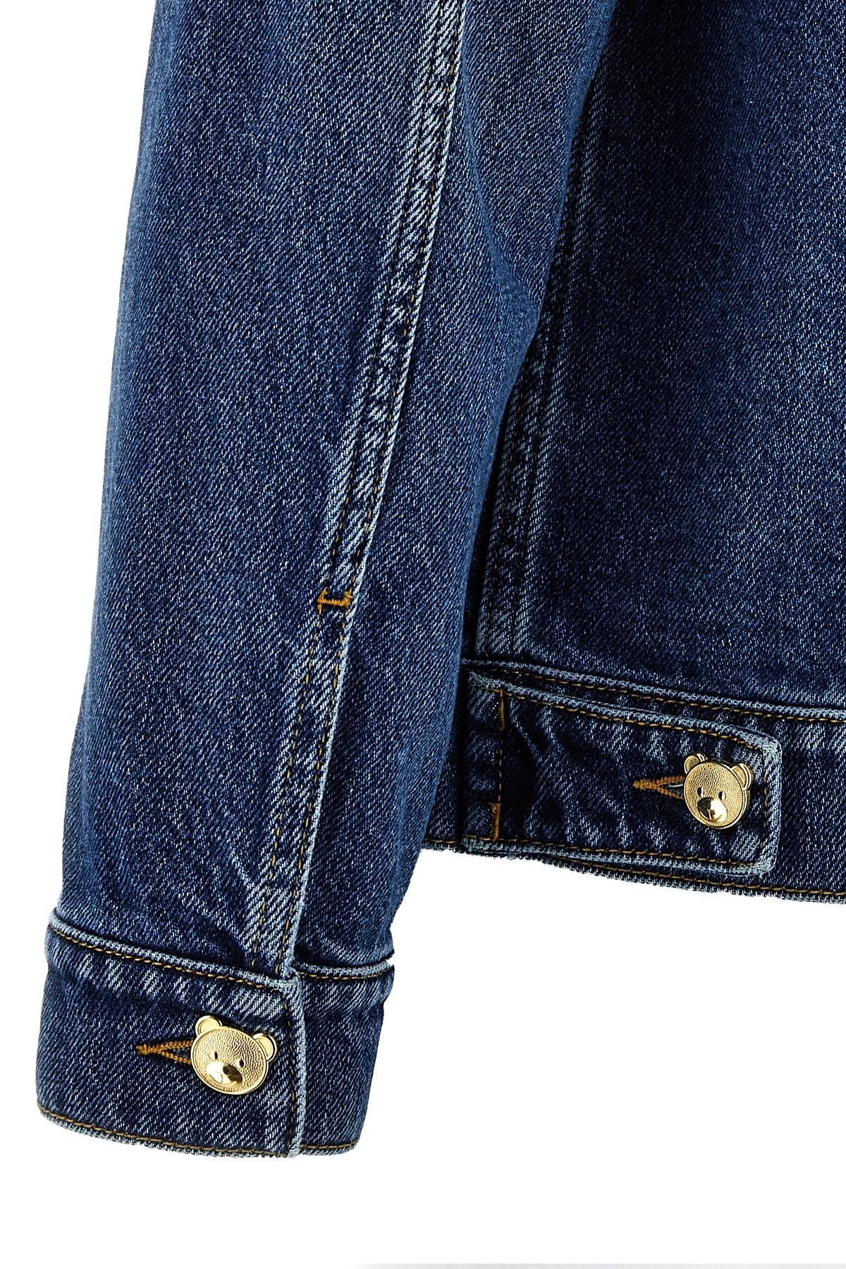 ジャケット Moschino FW24 'Teddy' button jacket (A05025522 0295) Moschino Teddy button-detail Padded Jacket | Black | FARFETCH