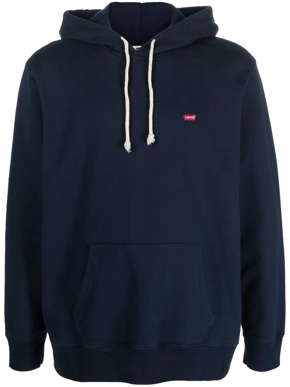 logo-patch long-sleeve hoodie - 1