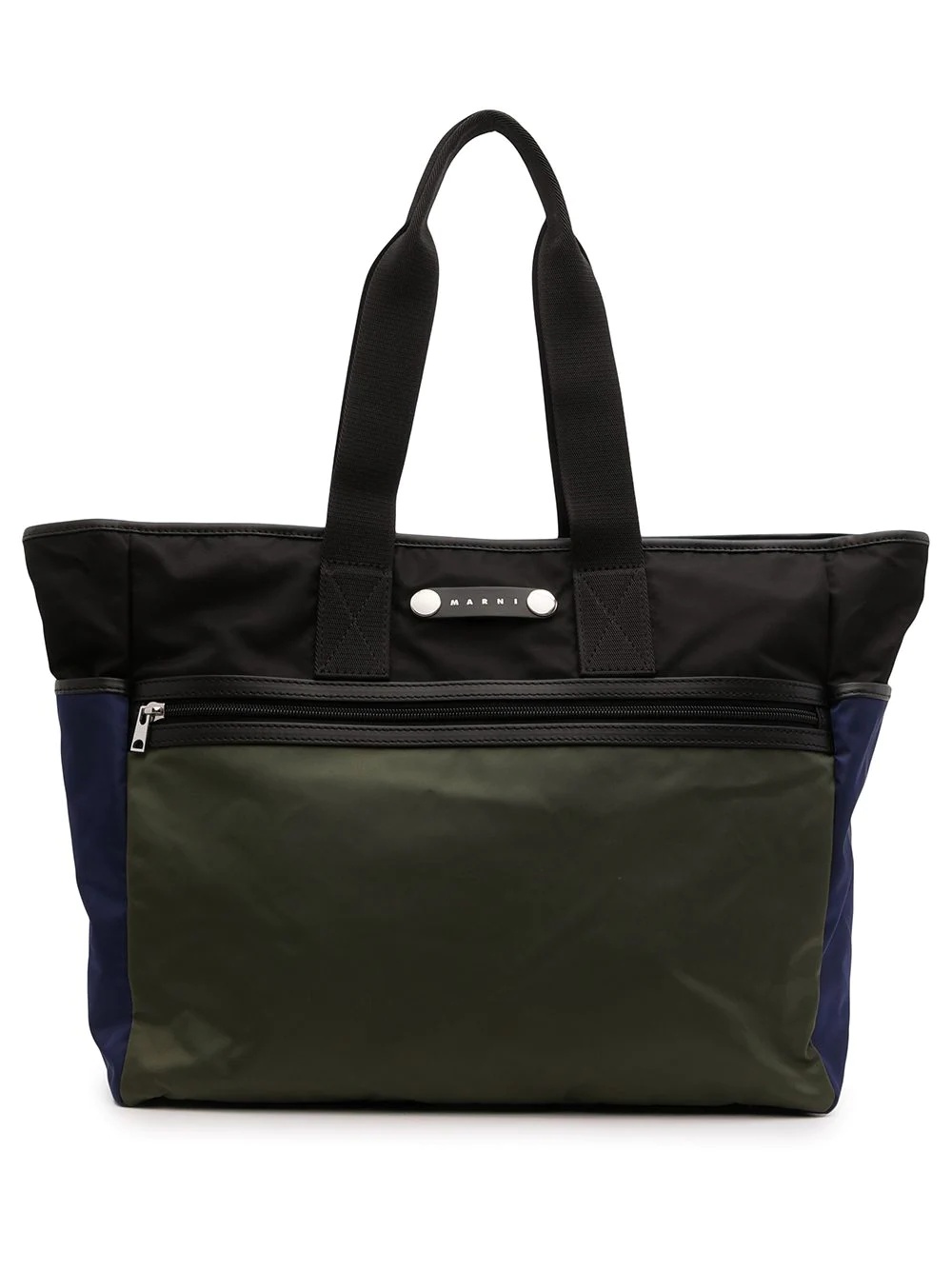 Hackney colour-block tote bag - 1