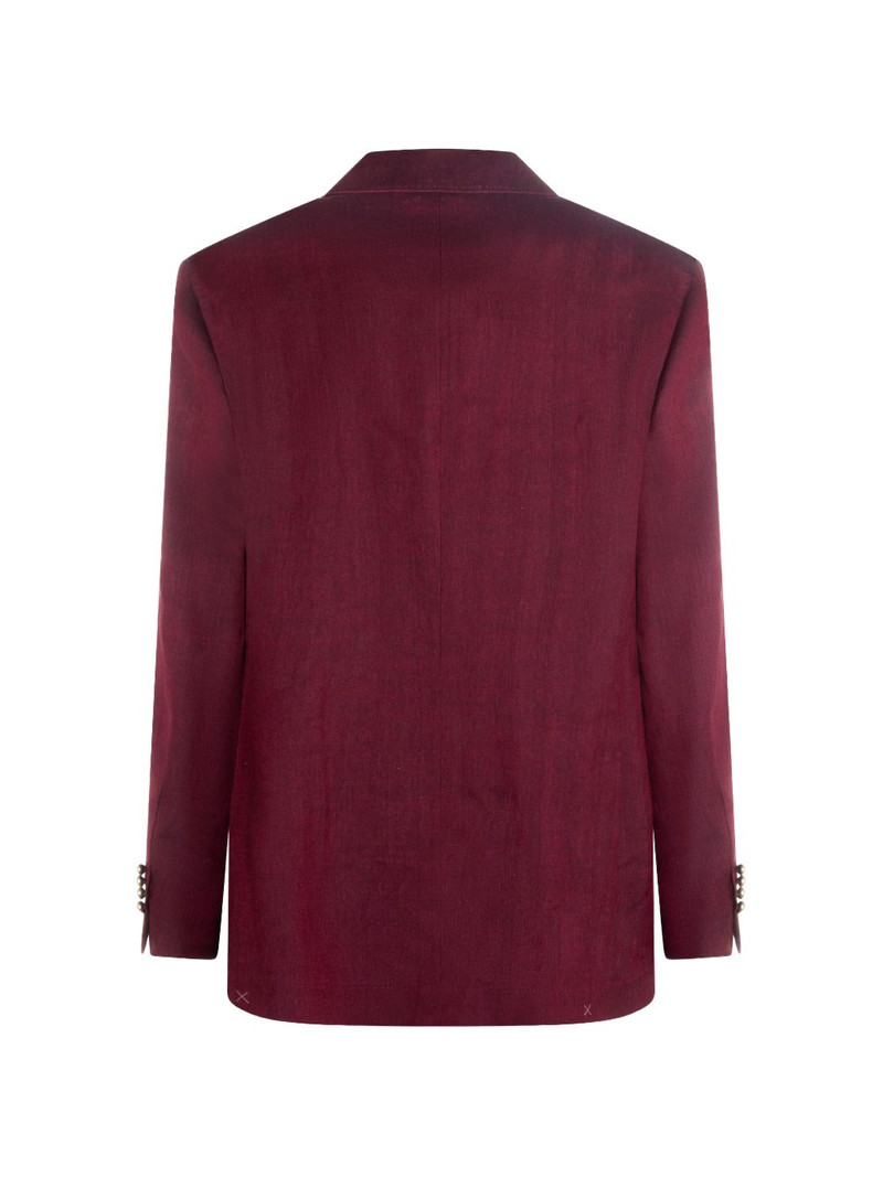 Brunello Cucinelli red single-breasted suit outlook