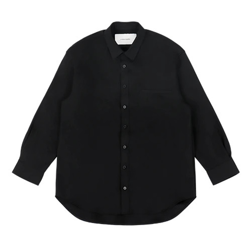GIANT WOOL SHIRT BLACK 1