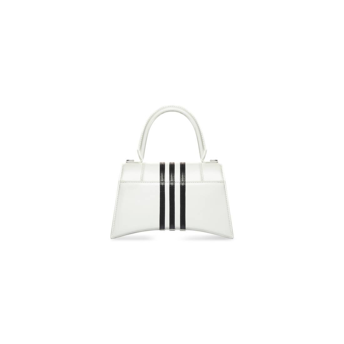 Women's Balenciaga / Adidas Hourglass Small Handbag In Box in Optic White - 4