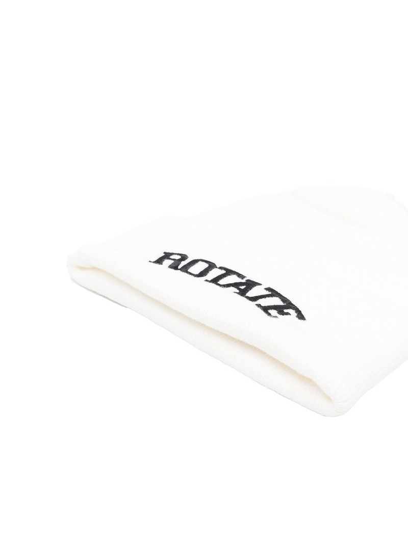 ROTATE embroidered-logo beanie outlook