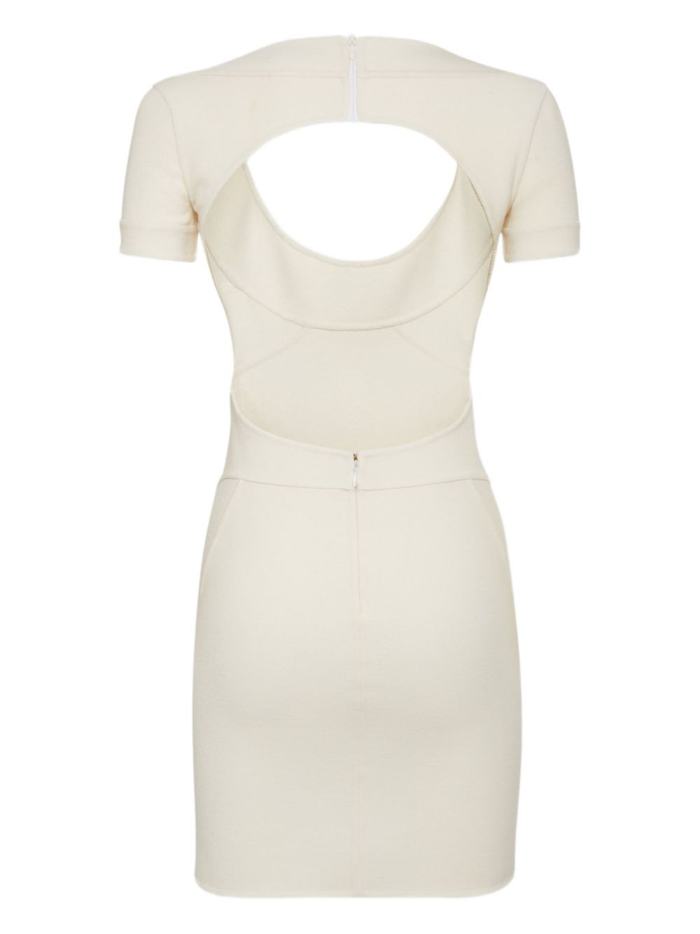 cut-out mini dress - 2
