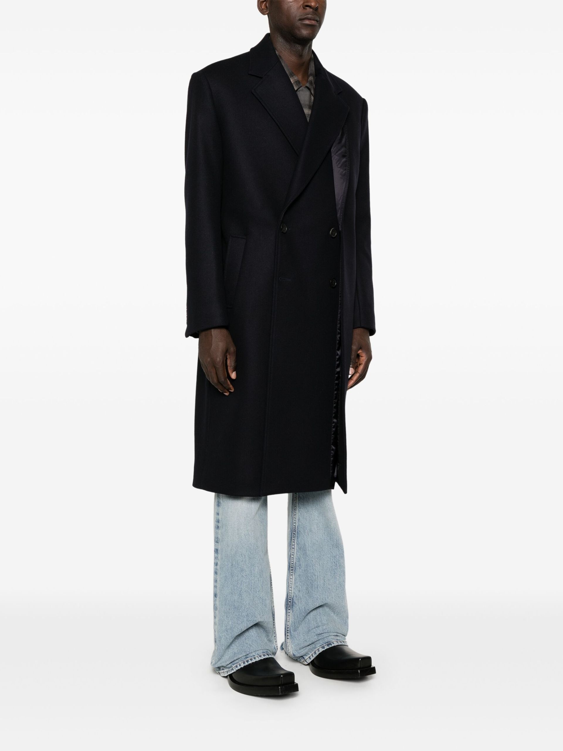 Double-Breasted Coat - 4