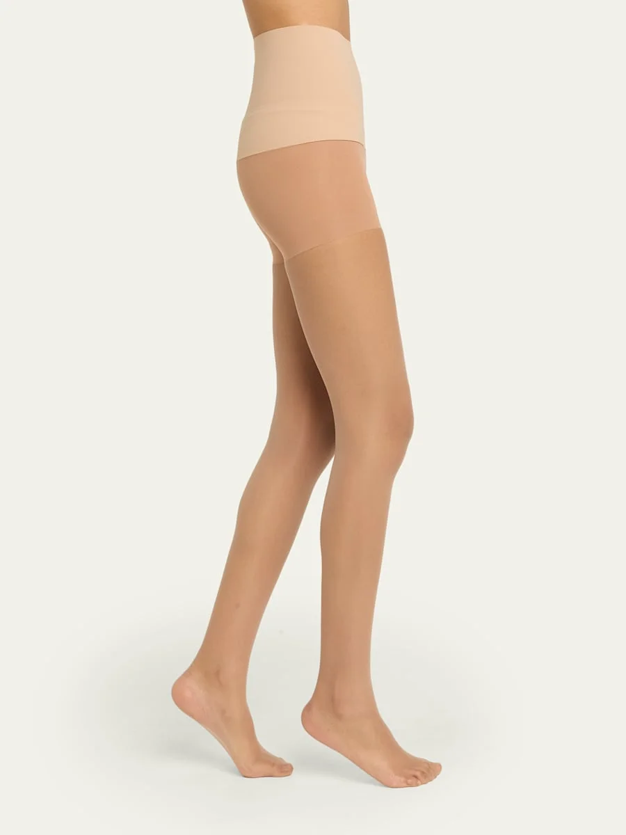 Essential Control Sheer Microfiber Tights - 1