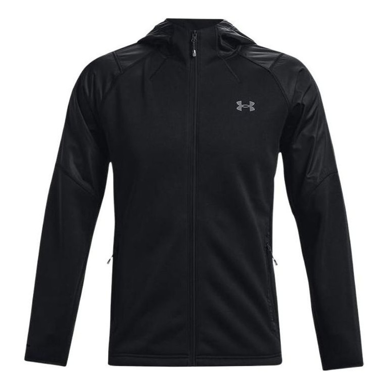 Under Armour ColdGear Swacket Hoodie Jacket 'Black' 1357475-002 - 1