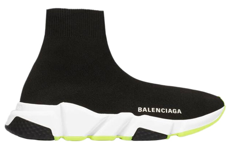 (WMNS) Balenciaga Speed 2.0 Sneakers 'Black Neon' 551185W05G01000 - 2