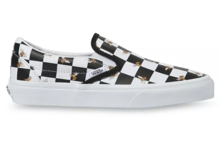 Vans Classic Slip-On Bee Check 'Black White' VN0A33TB9EH - 2