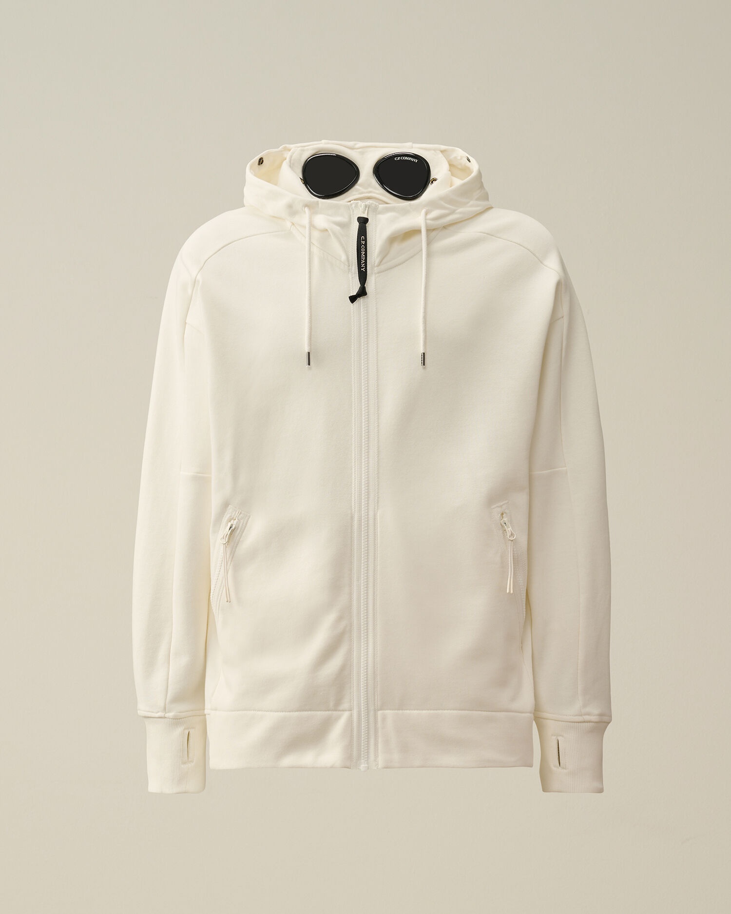 Mens Sweatshirts White Cp Company Sweatshirt Company Diagonal