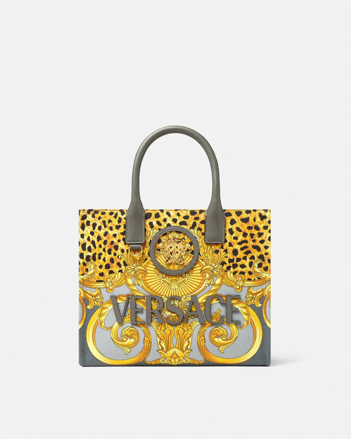 Cheetah Foulard La Medusa Small Tote Bag - 1