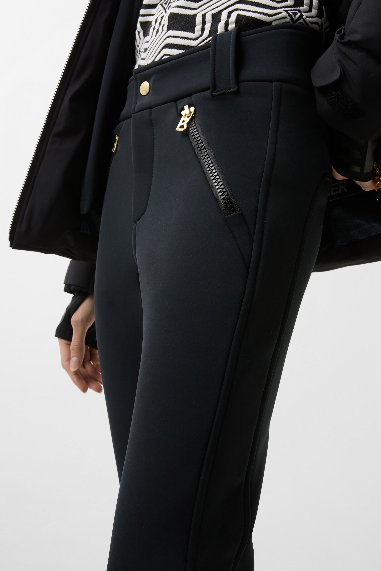 Hazel Softshell ski pants in Black - 5